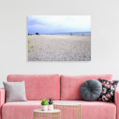 Plezier op het strand canvas afdruk (Insitu (Woonkamer))