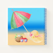 Plezier op het strand! notitieboek (Achterkant)