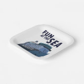 Plezier op het Zee Cruise Ship Party Papieren Bordje (Gebogen)