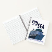 Plezier op het Zee cruiseschip Notitieboek (Binnen)