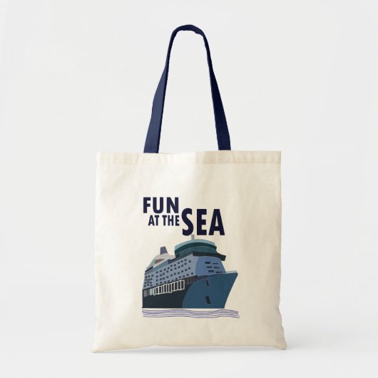 Plezier op het Zee cruiseschip Tote Bag (Voorkant)