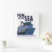 Plezier op het Zee cruiseschip Vierkante Klok (Huis)