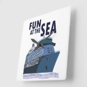 Plezier op het Zee cruiseschip Vierkante Klok (Hoek)