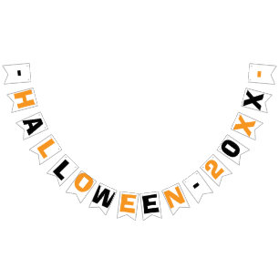 Plezier! 🎃 Op maat gemaakte Halloween-vlaggenlij Vlaggetjes