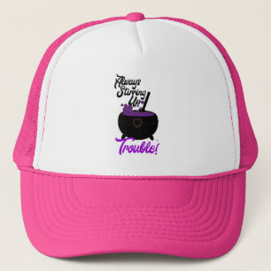 Plezier opstoken Trouble Cauldron Halloween Toon Trucker Pet
