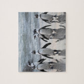 Plezier Pinguïn Vogel Wildlife Natuur Kunst Legpuzzel (Verticaal)