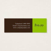 Plezier Polk a Dot Hang Labels Mini Visitekaartjes (Achterkant)