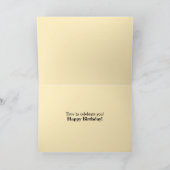 Plezier Proost  Whimsical Happy Birthday Kaart (Binnen)