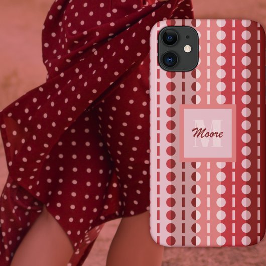 Plezier - Roze tot rode ombre Hoesje-Mate Case-Mate iPhone Case