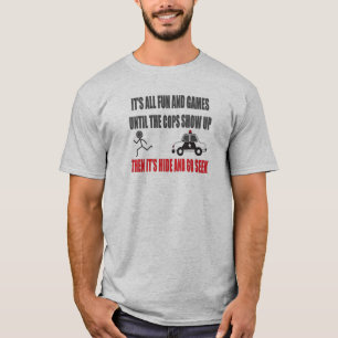 Plezier & Spelletjes Verbergen & Go Zoeken T-shirt
