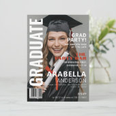 Plezier Tijdschrift Cover | Afsluitingsfeest Kaart (Staand voorkant)