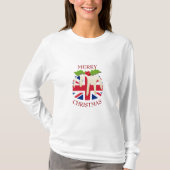 plezier | UNION JACK UK | Christmas Pudding T-shir T-shirt (Voorkant)