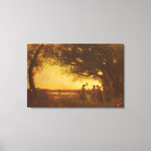 Plezier van de avond canvas afdruk