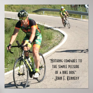 Plezier van een Bike Ride Poster