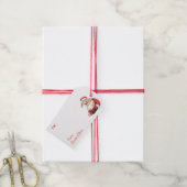 Plezier Van Santa Claus Aangepaste NAAM cadeau rec Cadeaulabel (Met Touw)