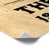  plezier veroordeelde beloning gezocht poster (Hoek)