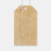  plezier veroordeelde beloning Western gezocht Cadeaulabel (Achterkant)