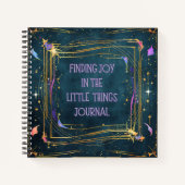 Plezier vinden in de kleine dingen notitieboek (Voorkant)