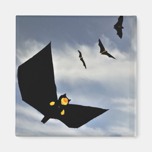 Plezier voor Bat-fans Magneet (Voorkant)