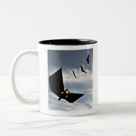 Plezier voor Bat-fans Tweekleurige Koffiemok