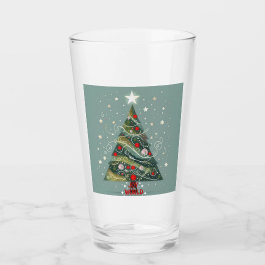 Plezier voor de kerstboom glas (Voorkant)