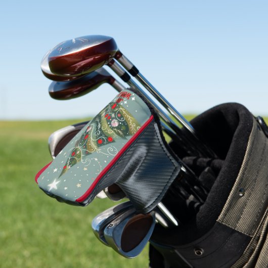 Plezier voor de kerstboom golfheadcover (Insitu)