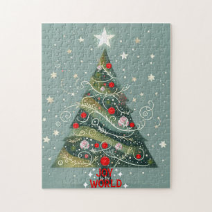 Plezier voor de kerstboom legpuzzel