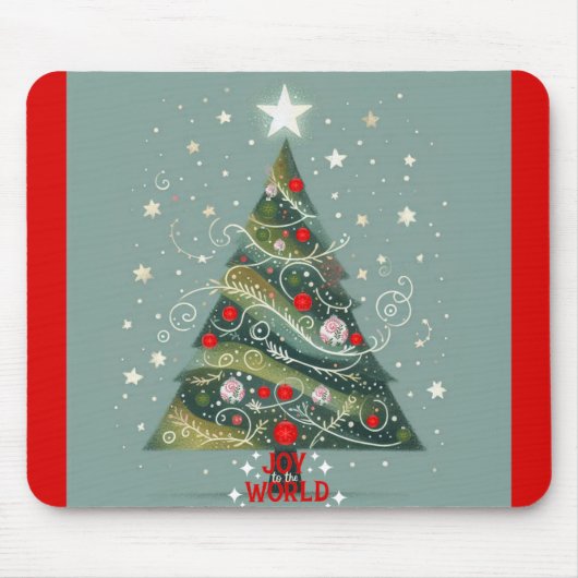 Plezier voor de kerstboom muismat (Voorkant)