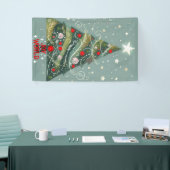 Plezier voor de kerstboom spandoek (Beurs)