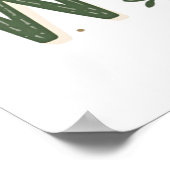 Plezier voor de wereld Christmas Poster Wall Art (Hoek)