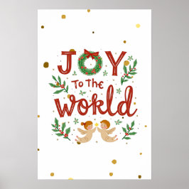 Plezier voor de wereld Christmas Poster Wall Art
