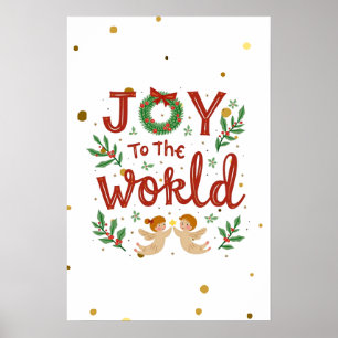 Plezier voor de wereld Christmas Poster Wall Art