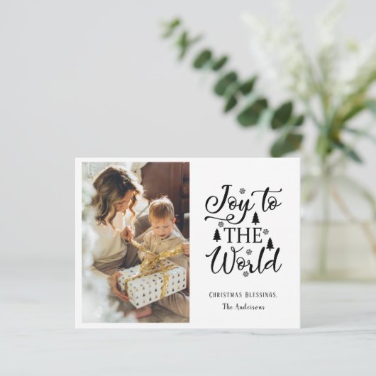 Plezier voor de wereld Geliefde Kerstmis Carol One Feestdagenkaart (Staand voorkant)