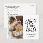 Plezier voor de wereld Geliefde Kerstmis Carol One Feestdagenkaart (Voorkant / Achterkant)