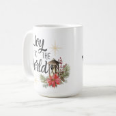 Plezier voor de wereld kerst Mok (Voorkant links)