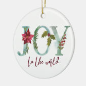 Plezier voor de wereld Kerstboom ornament (Links)