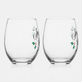 Plezier voor de wereld Kerstcadeau Wijnglas Zonder Voet (Rechts)