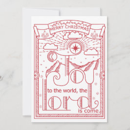 Plezier voor de wereld Kerstfeest Advent Kaart