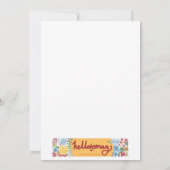 Plezier voor de wereld Kerstfeest Advent Kaart (Achterkant)