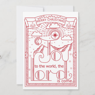 Plezier voor de wereld Kerstfeest Advent Kaart