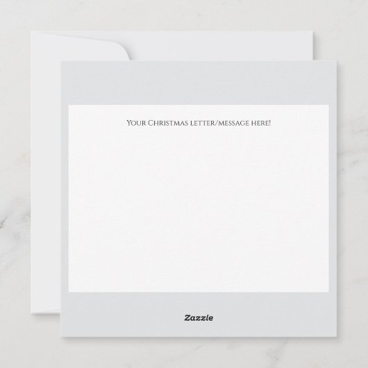 Plezier voor de wereld Modern Simple Scripture Ker Feestdagenkaart (Achterkant)