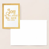 Plezier voor de wereld Religieus Kerstgoud Folie Kaarten (Display)