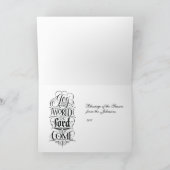 Plezier voor de Wereld Religieuze Kerst Engel Bidd Feestdagen Kaart (Binnen)