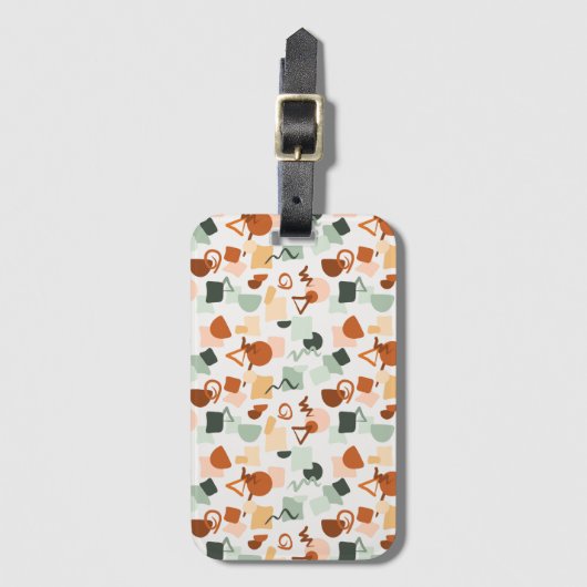 Plezier voor wit bagagelabel (Voorkant (verticaal))