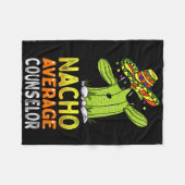 Plezier Waardering Humor Grappig Nacho Gemiddelde Fleece Deken (Voorkant (Horizontaal))