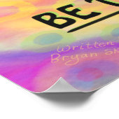 Plezier Wees de Nice Kind Inspirerend School Poster (Hoek)