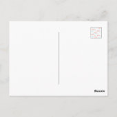 Plezier zwemmen en tevredenheid citaten briefkaart (Achterkant)