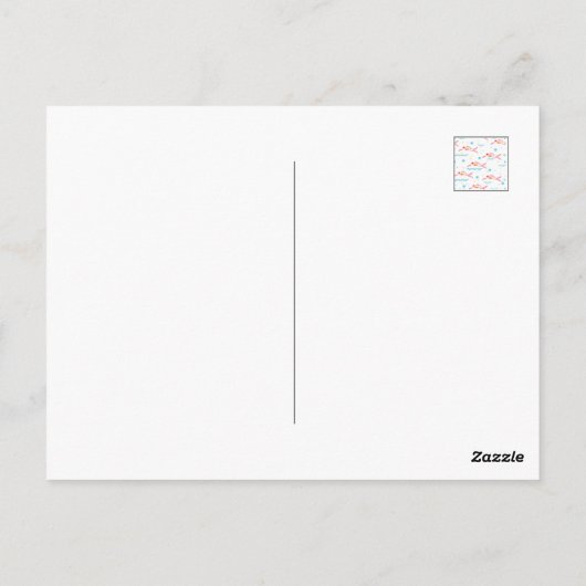 Plezier zwemmen en tevredenheid citaten briefkaart (Achterkant)