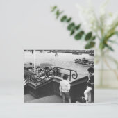 Plezierboten op de namen briefkaart (Staand voorkant)