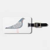 plezierduif bagagelabel (Voorkant horizontaal)